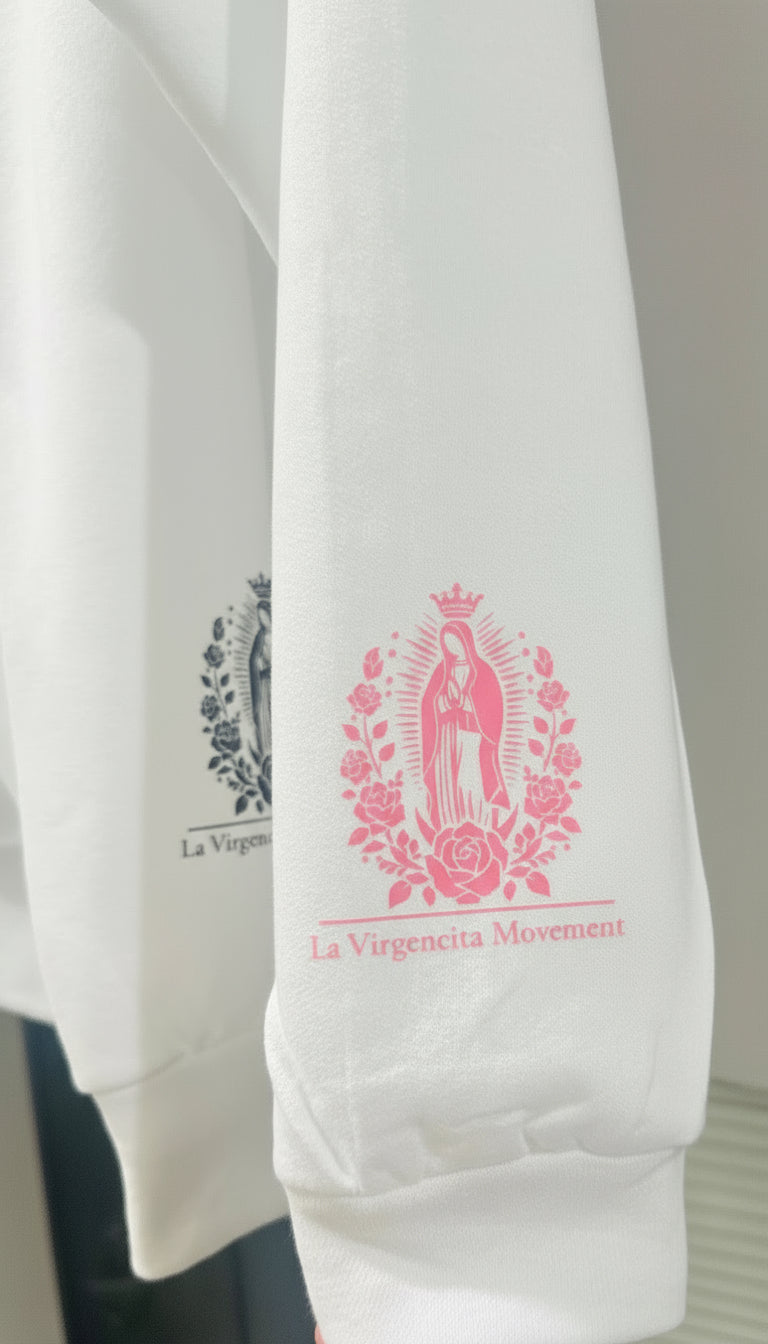 La Virgencita Movement Rose Crown Crewneck