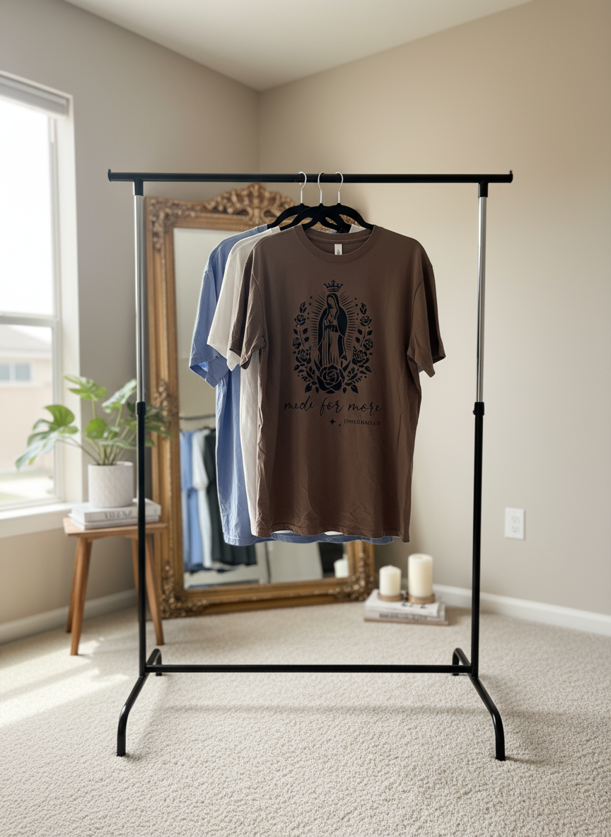 Made for More Tee Featuring Our Lady of Guadalupe