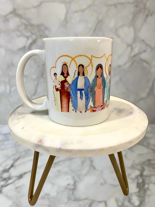 Many Marys Mug - Nine Titles of the Virgin Mary